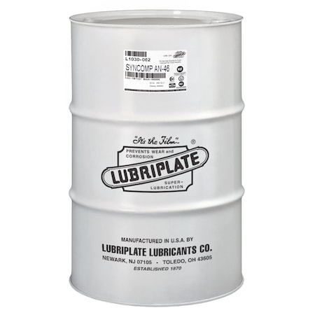 Lubriplate Syncomp An-46, Drum, Oil Flooded Rotary Screw And Rotary Vane Compressors L1030-062